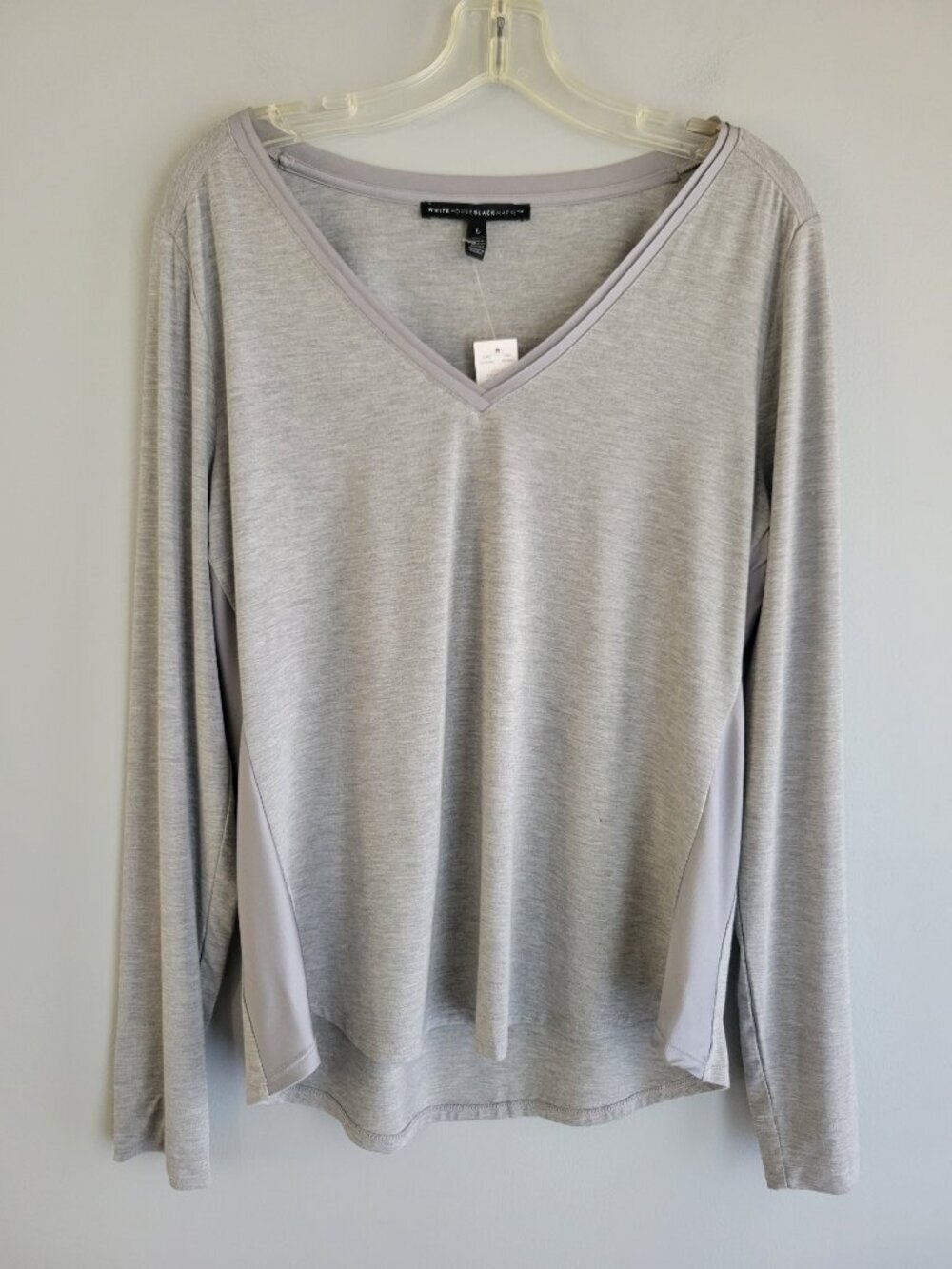 NWT WHBM Long Sleeve Layering Tee Size L